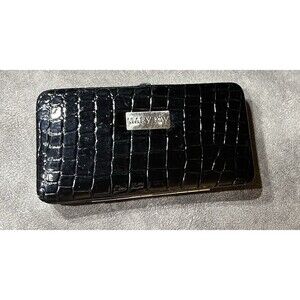 Rare Mary Kay Women’s Clutch Wallet Black Pre-owned Plate Is A Little Scratched